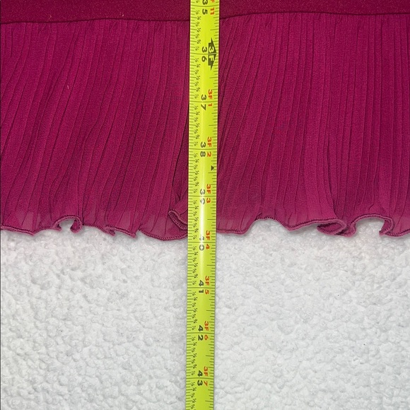 Glamour Magenta Midi Dress with Ruffle Details size 16 - Picture 7 of 9